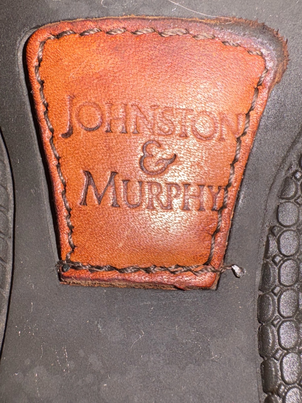 Johnston & Murphy Woven Leather Loafers Mens 13M Brown Basketweave Slip On - Picture 10 of 13